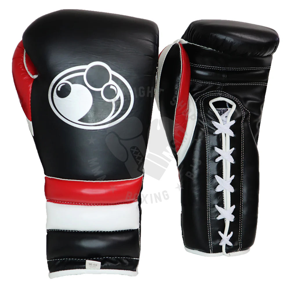 GRANT WORLDWIDE GLOVES TRAINING LACE BLACK RED