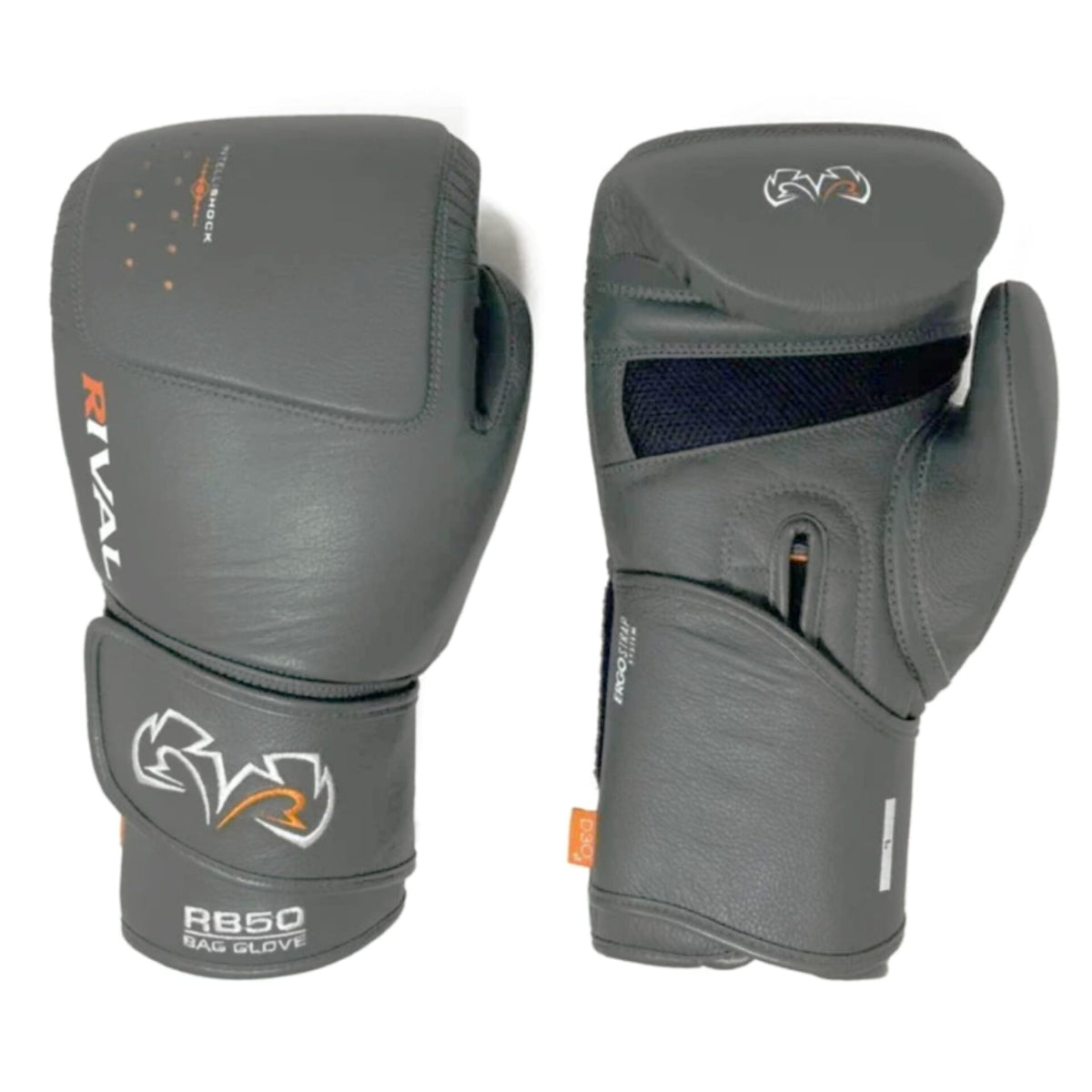 RIVAL BAG GLOVES RB50 INTELLI-SHOCK GREY