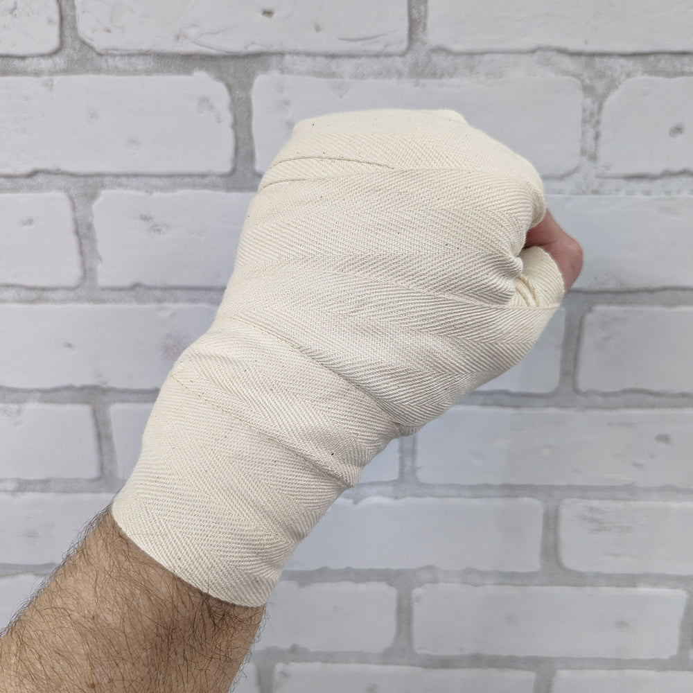 Cotton handwraps non elastic