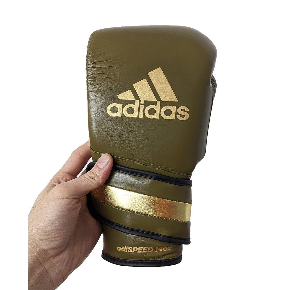 Guantes Adidas verde de velcro