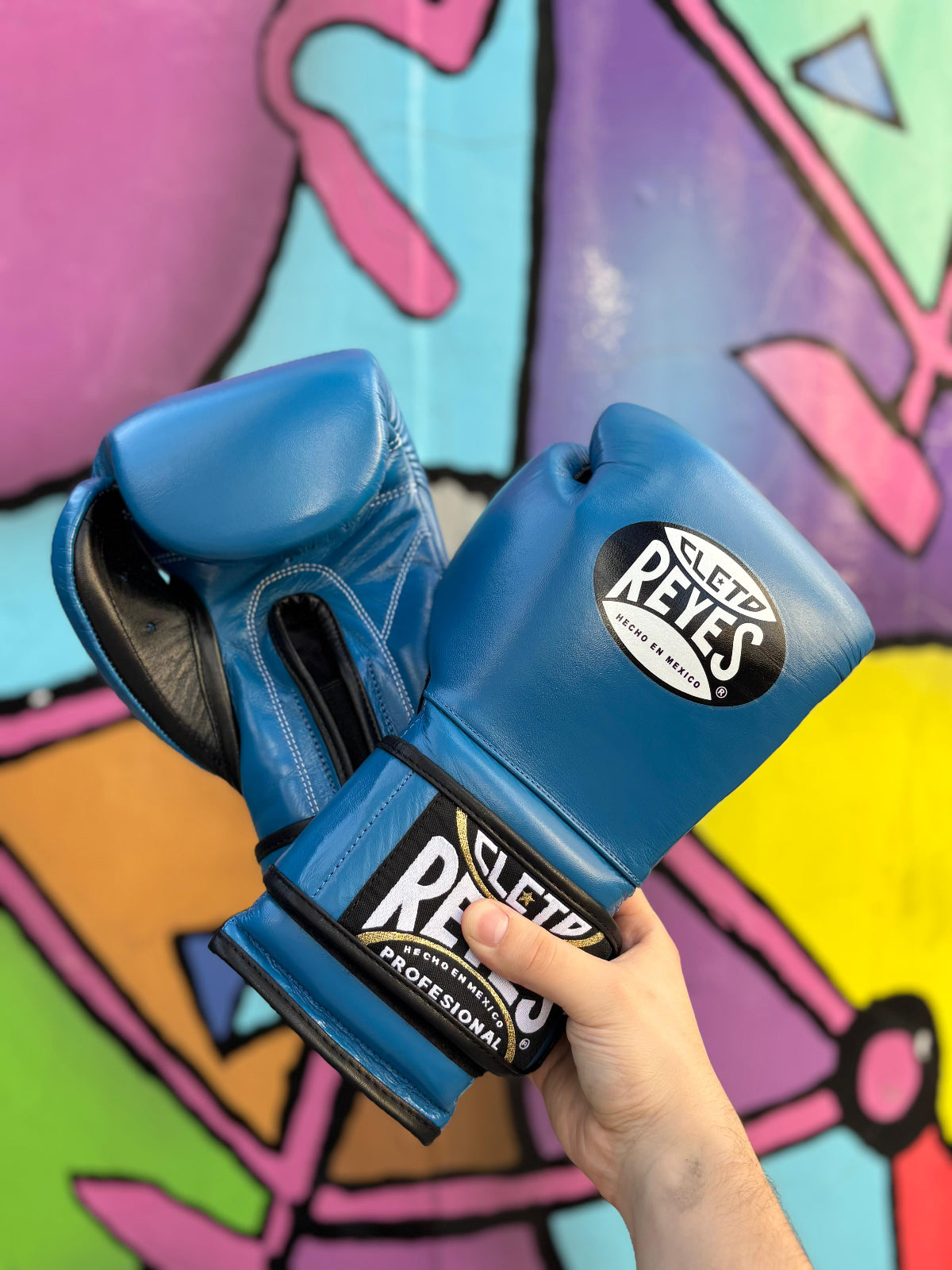 CLETO REYES GLOVES HOOK AND LOOP BLUE