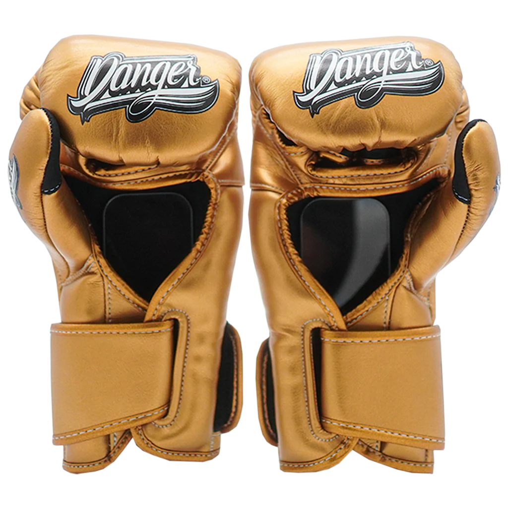 DANGER HYBRID GLOVES BMA HOOK & LOOP GOLD