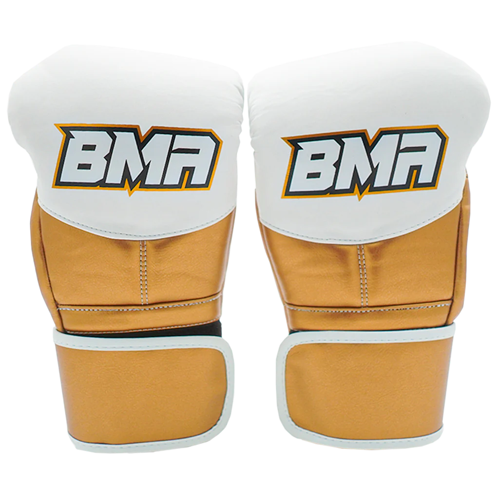 DANGER HYBRID GLOVES BMA HOOK & LOOP WHITE/GOLD