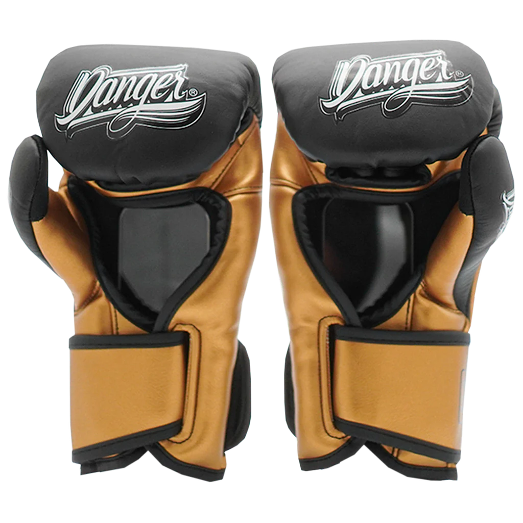 DANGER HYBRID GLOVES BMA HOOK & LOOP BLACK/GOLD