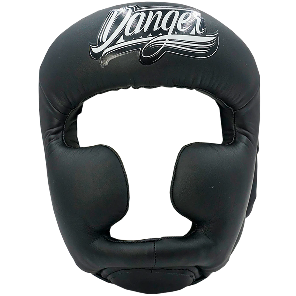 DANGER HEADGEAR PRO CHEEK SEMI LEATHER BLACK