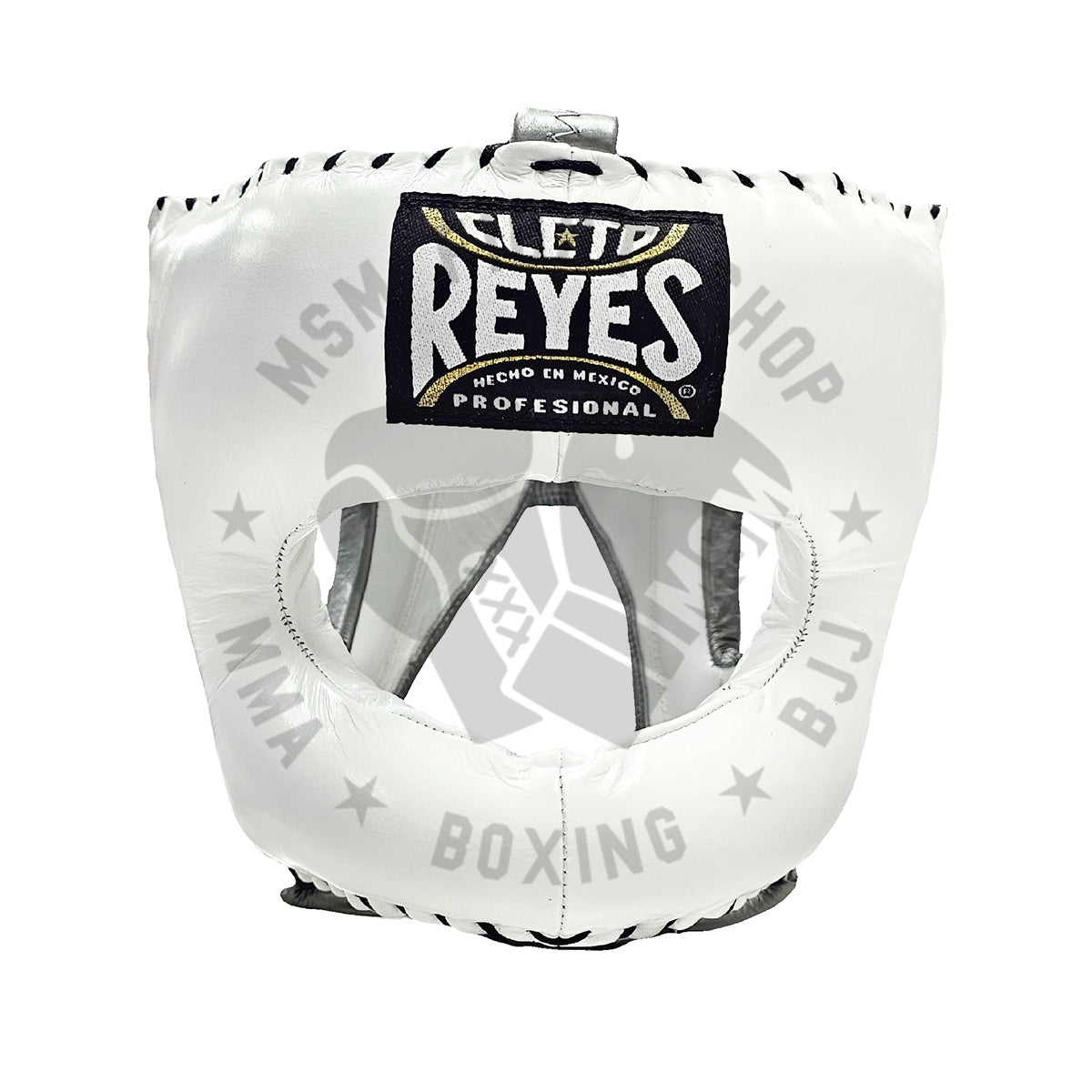 CLETO REYES HEADGEAR TRADITIONAL NYLON BAR LIMITED WHITE / SILVER