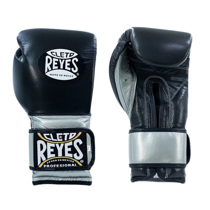 CLETO REYES GLOVES HOOK & LOOP LIMITED EDITION TUXEDO BLACK/SILVER