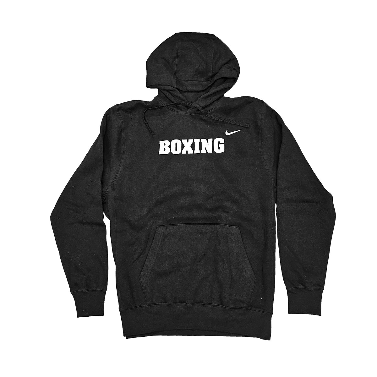 NIKE HOODIE MEN'S BOXING LOGO BLACK/WHITE