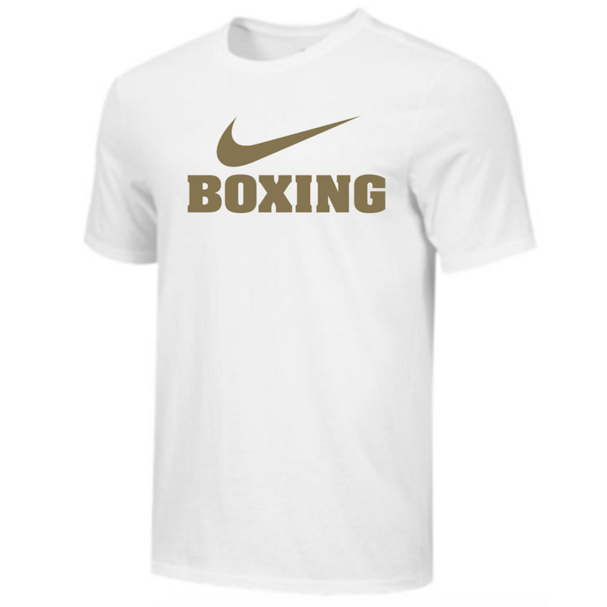 NIKE SHIRT MEN'S BOXING TEE WHITE/GOLD