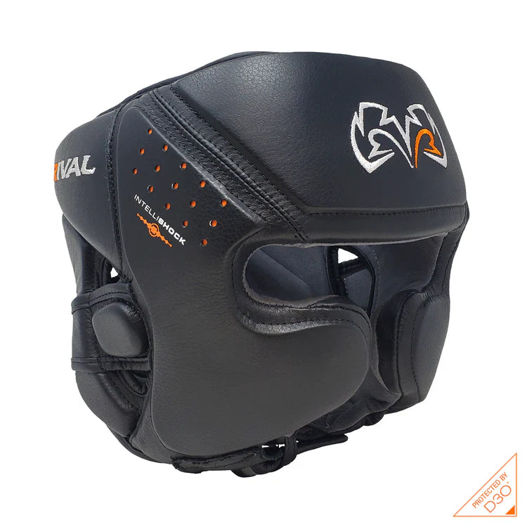 RIVAL HEADGEAR CHEEK RHG10 INTELLI SHOCK BLACK