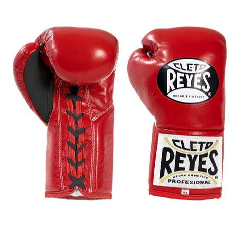 CLETO REYES FIGHT GLOVES TRADITIONAL LACE RED/BLACK