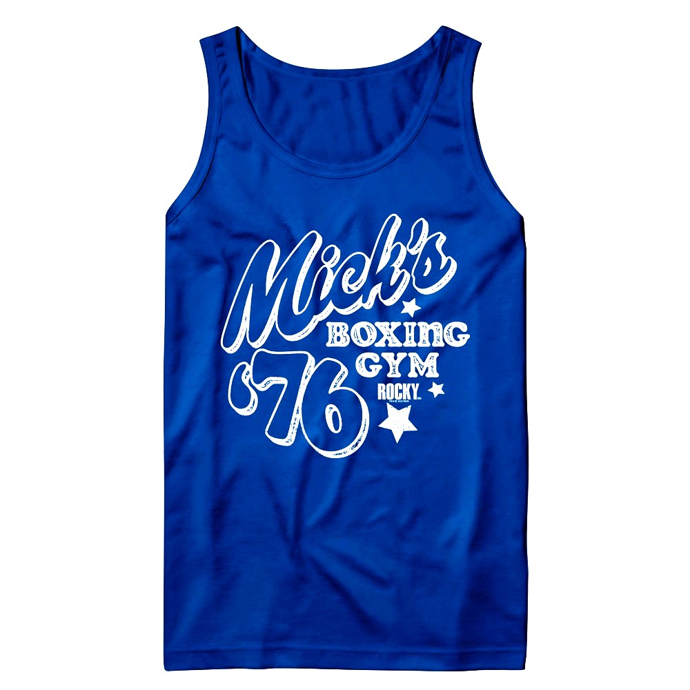 ROCKY TANK TOP MICK'S BOXING GYM BLUE/WHITE