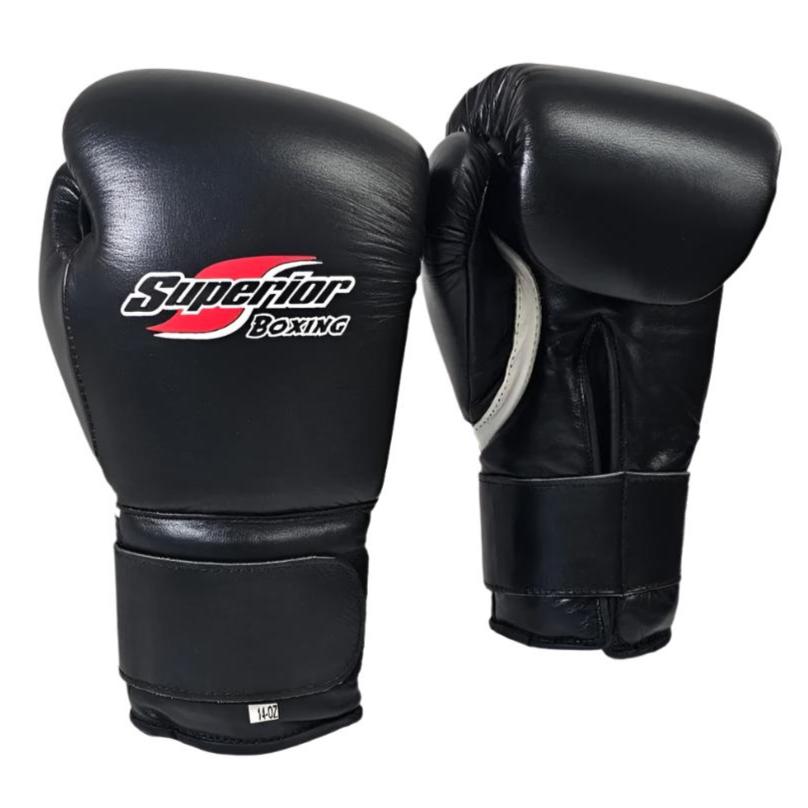 SUPERIOR GLOVES BOXING JAPAN STYLE HOOK & LOOP BLACK