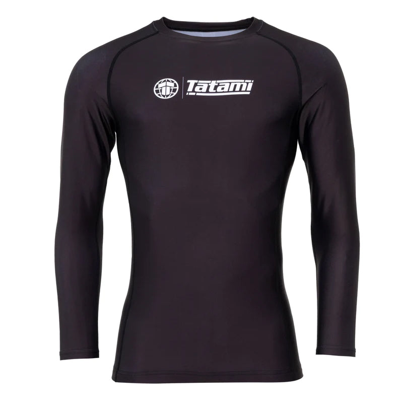 TATAMI RASHGUARD IMPACT L/S BLACK/WHITE