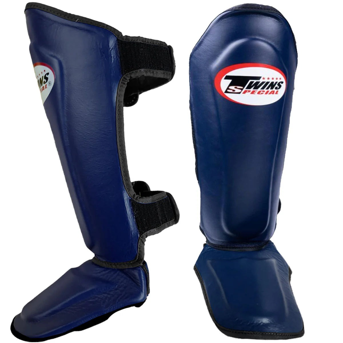 TWINS SHINGUARDS LEATHER NAVY BLUE