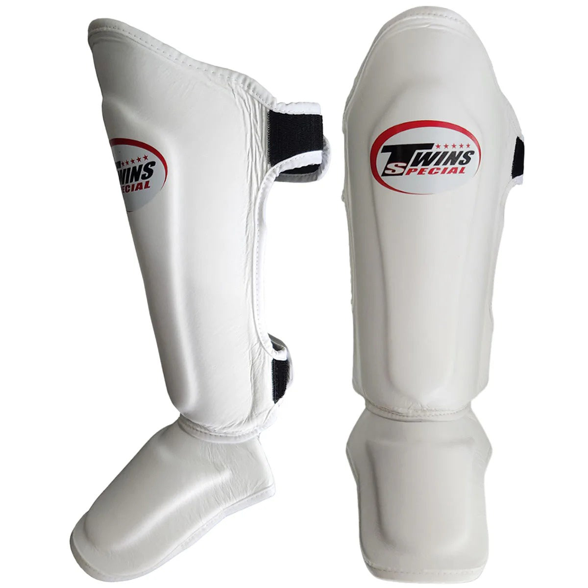 TWINS SHINGUARDS LEATHER WHITE