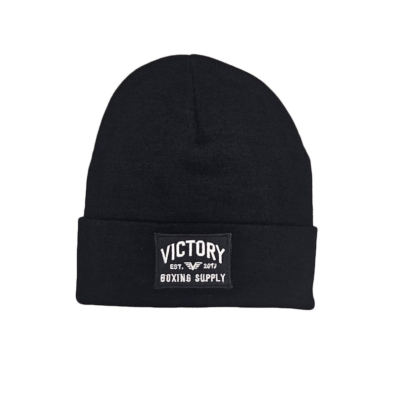 VICTORY BOXING SUPPLY CUFF BEANIE BLACK