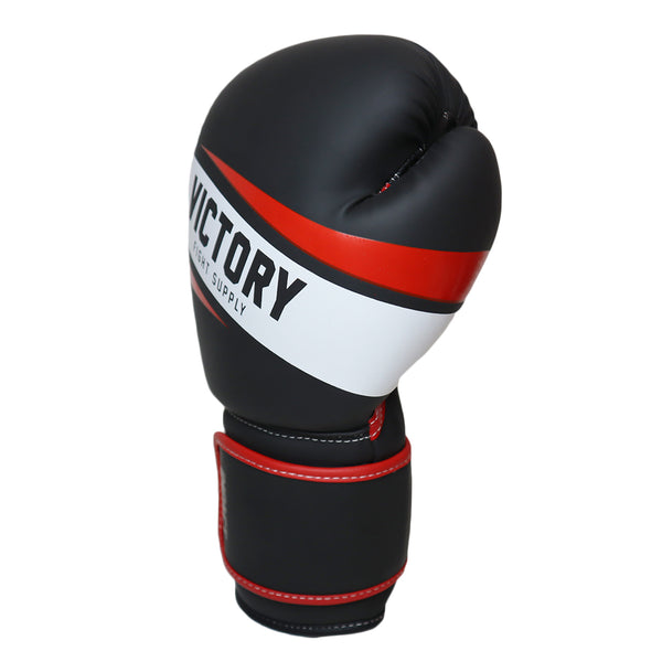 VICTORY GLOVES BOXING IMPACT V2 SYNTEC HOOK AND LOOP BLACK/RED/WHITE ...