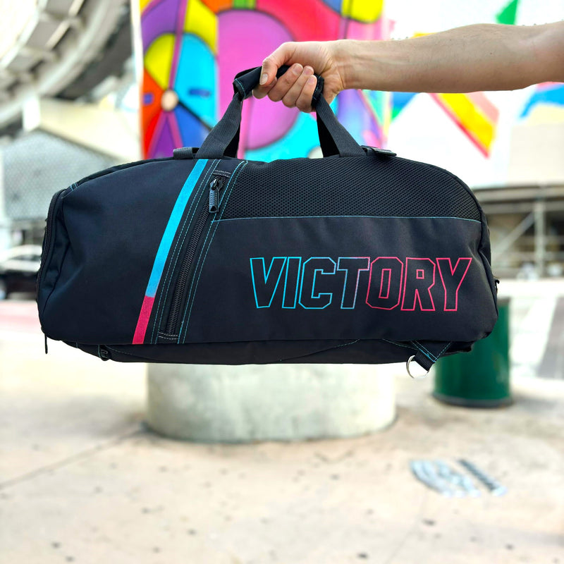 VICTORY BAG CONVERTIBLE BACKPACK VICE BLACK/BLUE/PINK