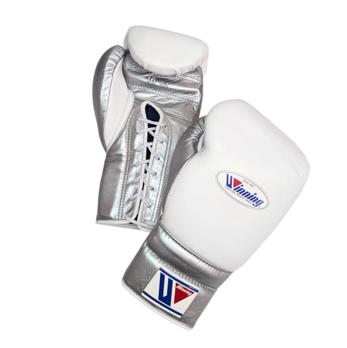 WINNING GLOVES CUSTOM LACE WHITE / SILVER