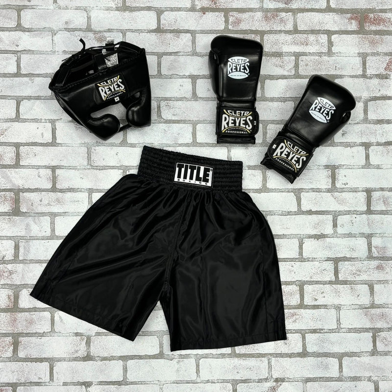 TITLE BOXING TRUNKS | SHORTS EDGE 2.0 BLACK