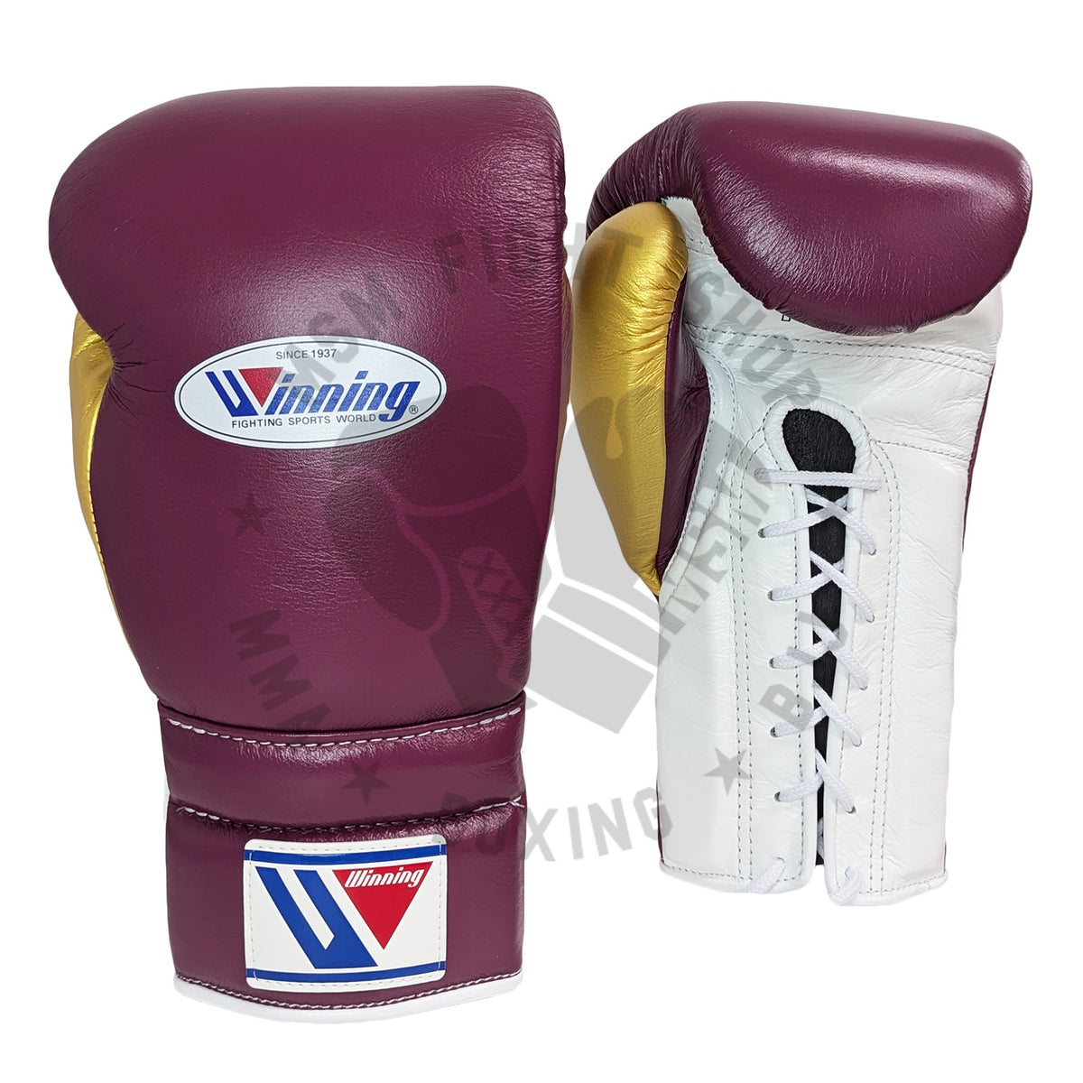 WINNING GLOVES CUSTOM LACE WINE/WHITE/GOLD