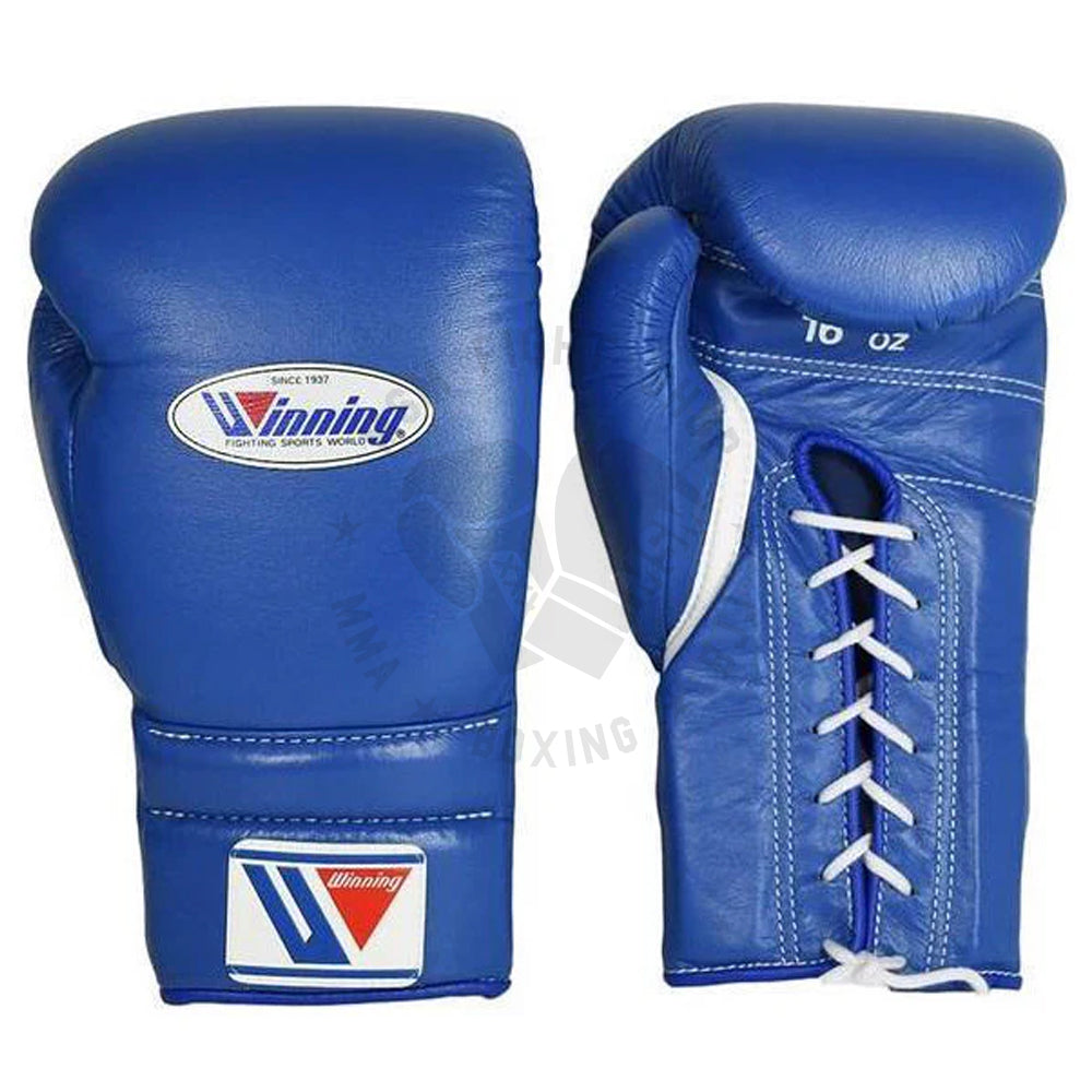 WINNING GLOVES LACE UP BLUE