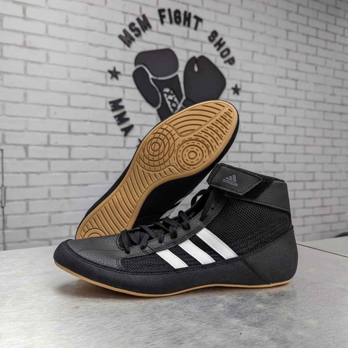 Adidas HVC 2 Black White Wrestling Shoes 11