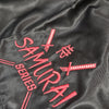 VICTORY MUAY THAI SHORTS SAMURAI BLACK/RED