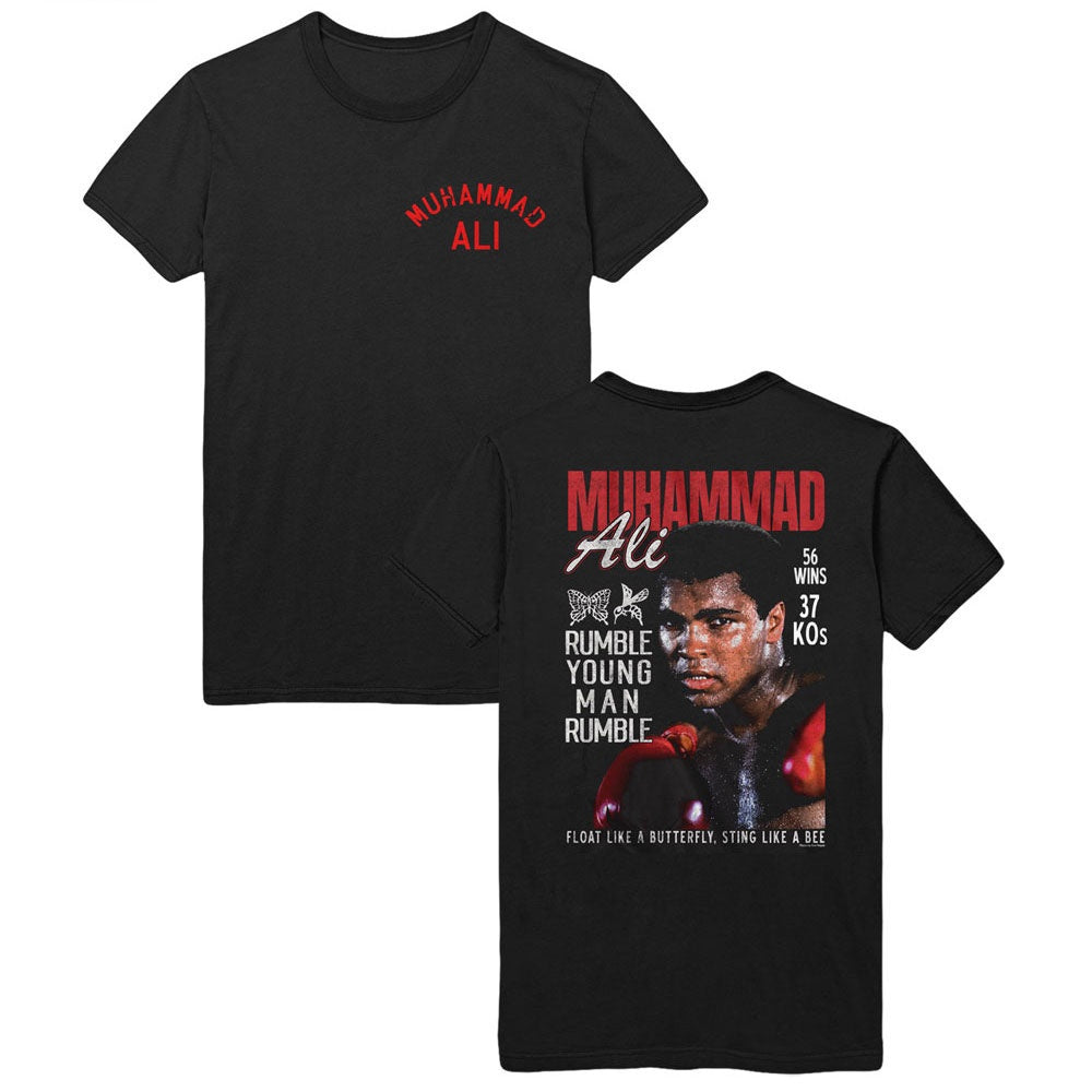 MUHAMMAD ALI SHIRT RUMBLE YOUNG BLACK/RED