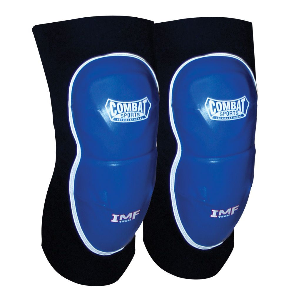 COMBAT SPORTS MMA STRIKING KNEE PADS BLUE / BLACK KP08