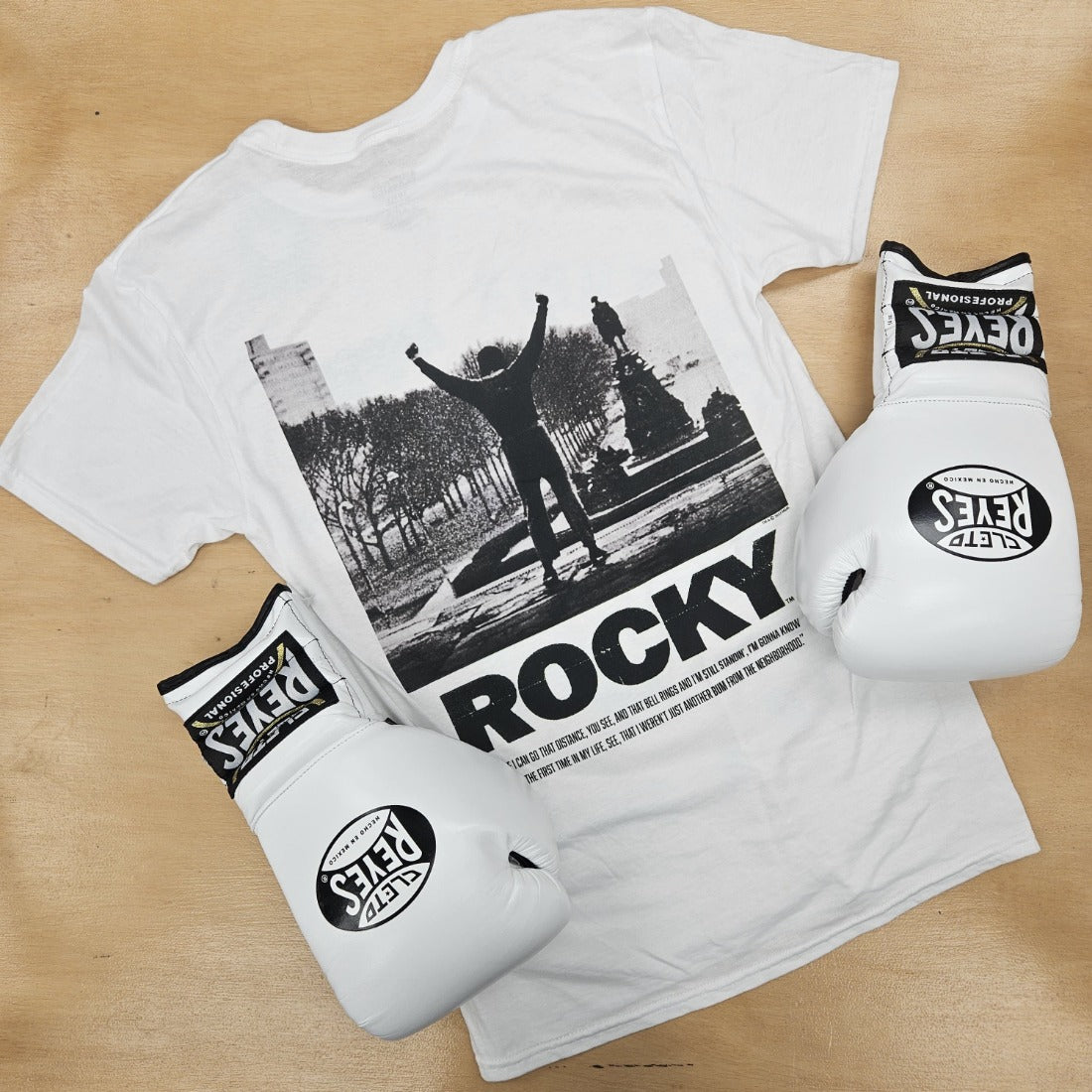 ROCKY SHIRT GO THE DISTANCE WHITE/BLACK