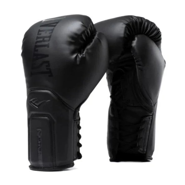 EVERLAST GLOVES BOXING ELITE V2 SPARRING LACE BLACK