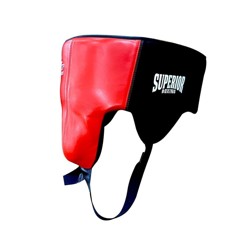 SUPERIOR BOXING CUP LEATHER CLASSIC RED/BLACK