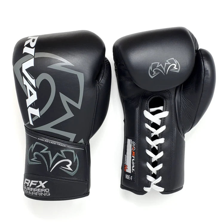 RIVAL GLOVES GUERRERO SPARRING LACE HDE-F BLACK/WHITE