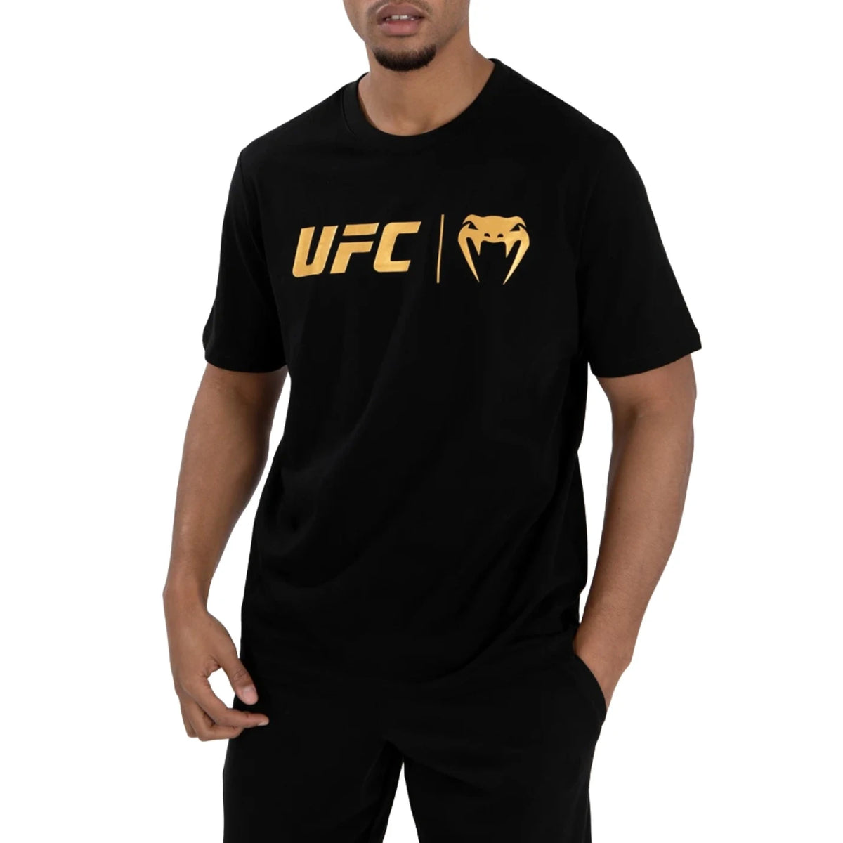 VENUM SHIRT UFC CLASSIC BLACK/GOLD