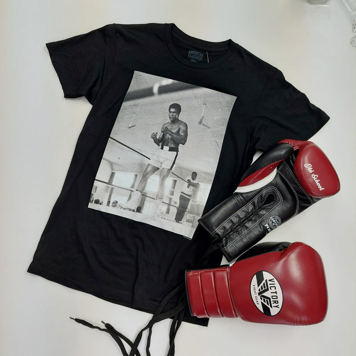 MUHAMMAD ALI SHIRT SHADOW BOXING - BLACK