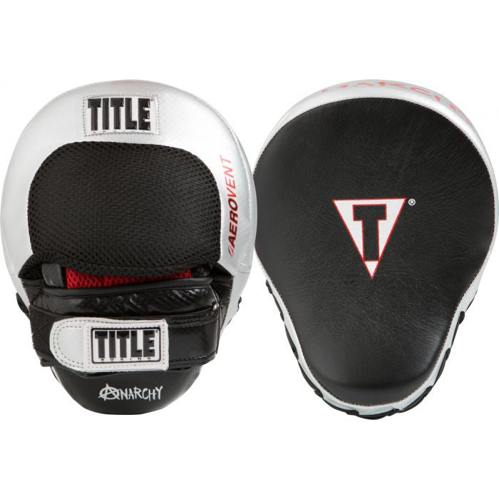 TITLE FOCUS MITTS ANARCHY - SILVER/BLACK