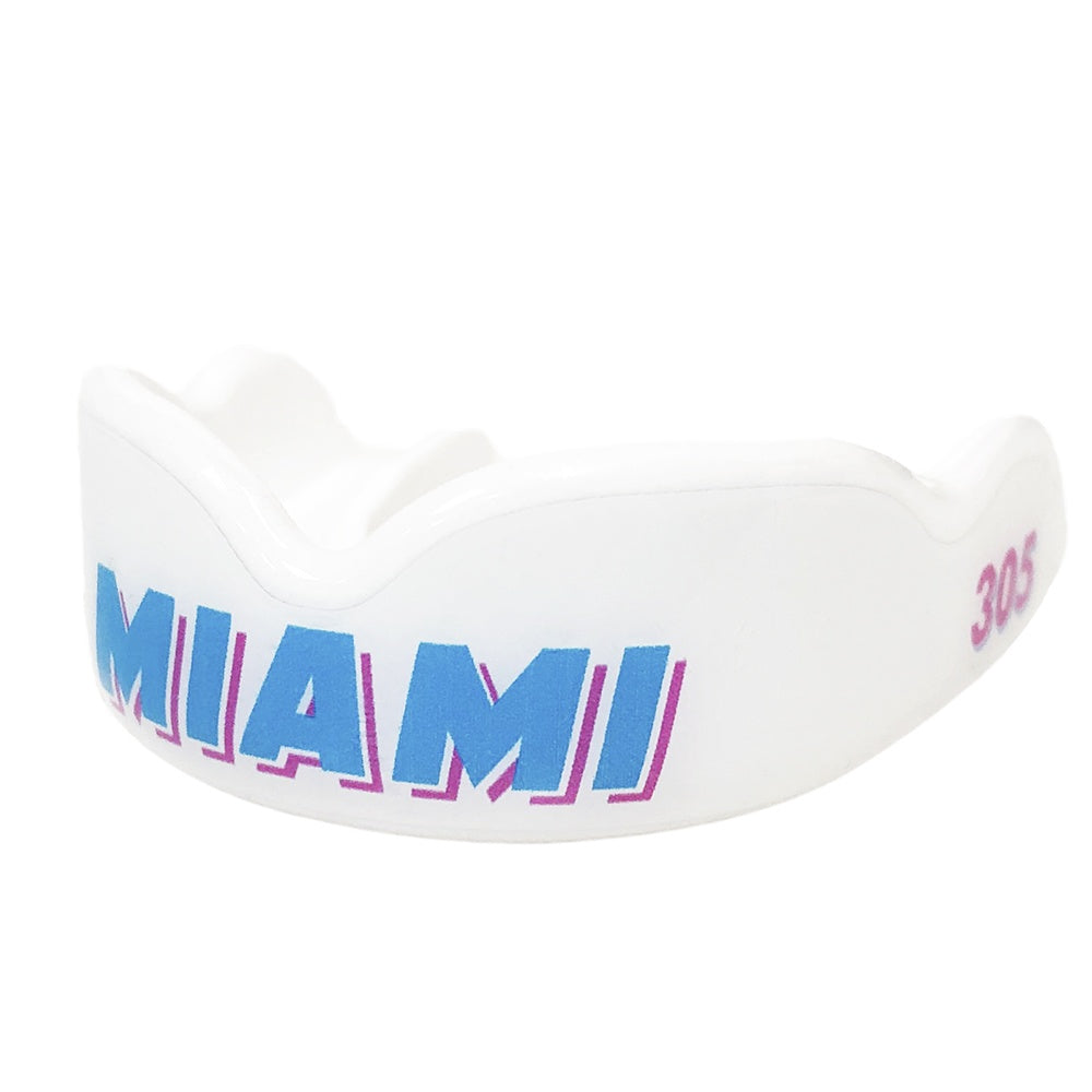 DC MOUTHGUARD ADULT CUSTOM MIAMI VICE WHITE