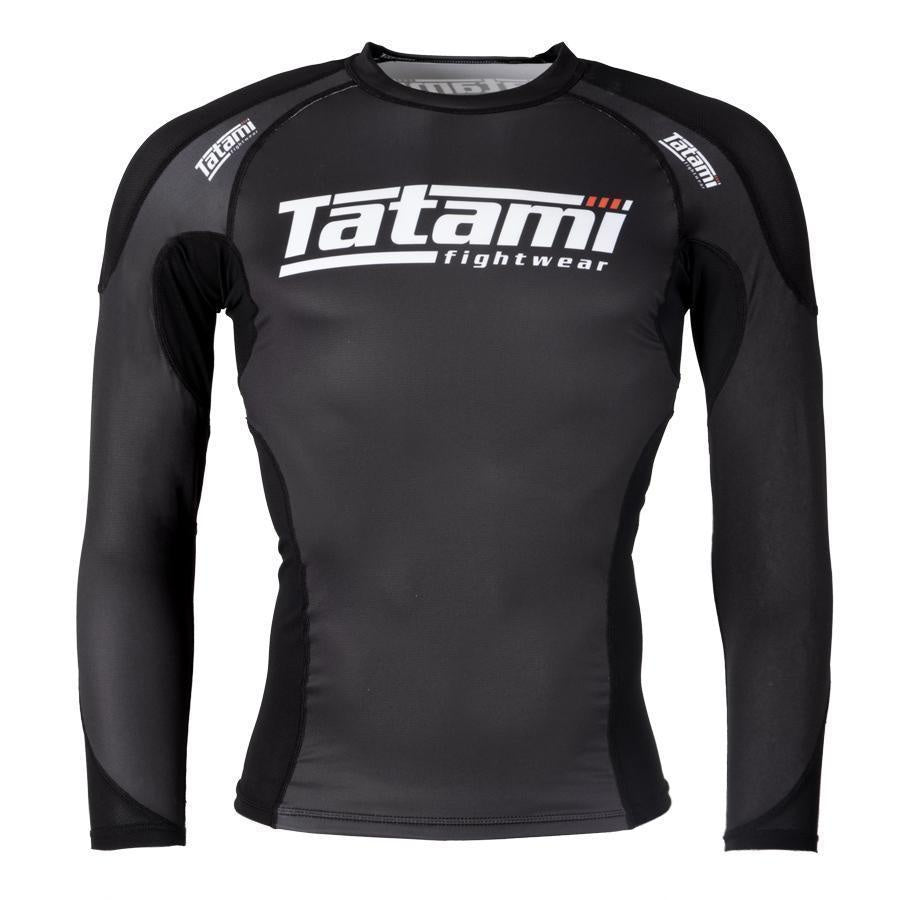 TATAMI RASHGUARD L/S TECHNICAL BLACK/WHITE