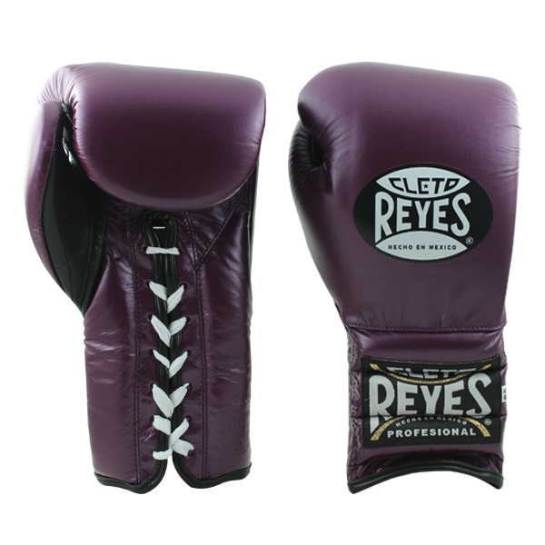 CLETO REYES GLOVES LACE METALLIC PURPLE