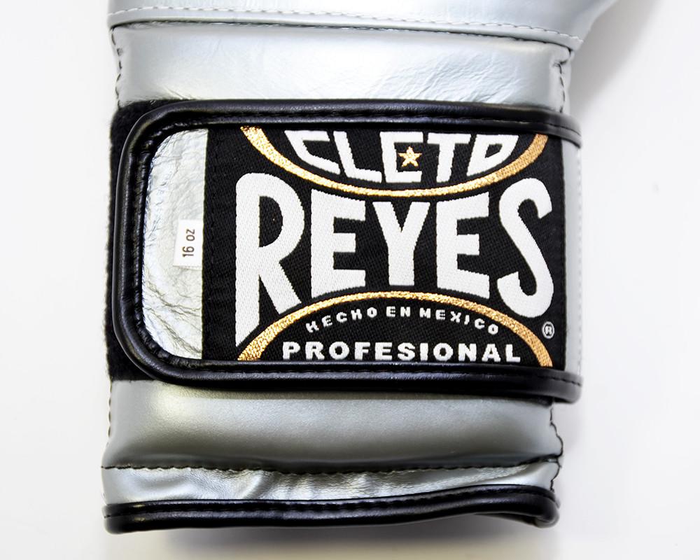 CLETO REYES GLOVES VELCRO PLATNIUM SILVER - MSM FIGHT SHOP