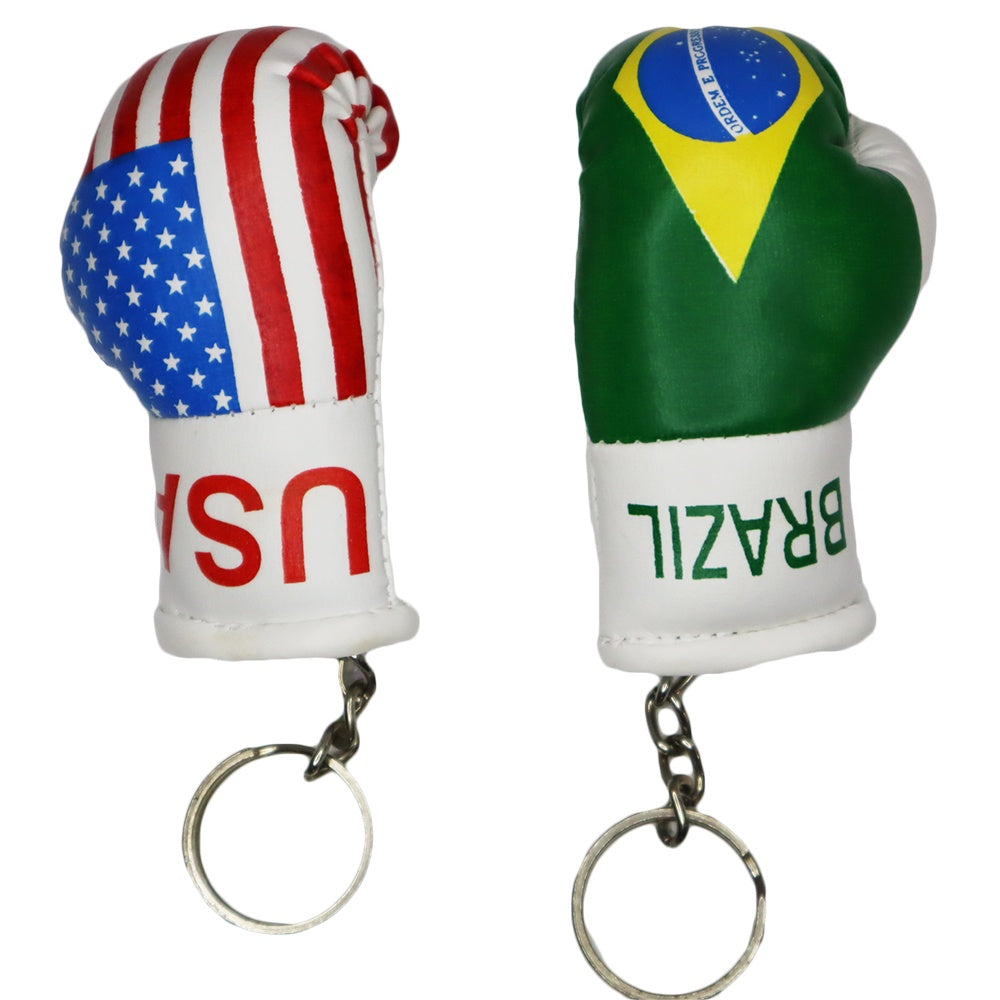 KEY CHAIN GLOVES FLAG