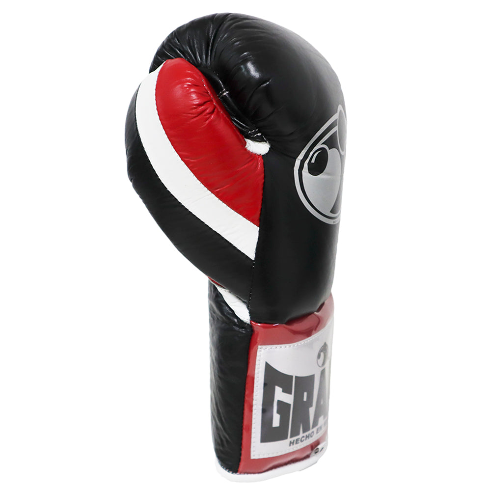 GRANT WORLDWIDE FIGHT GLOVES PUNCHERS BLACK RED WHITE