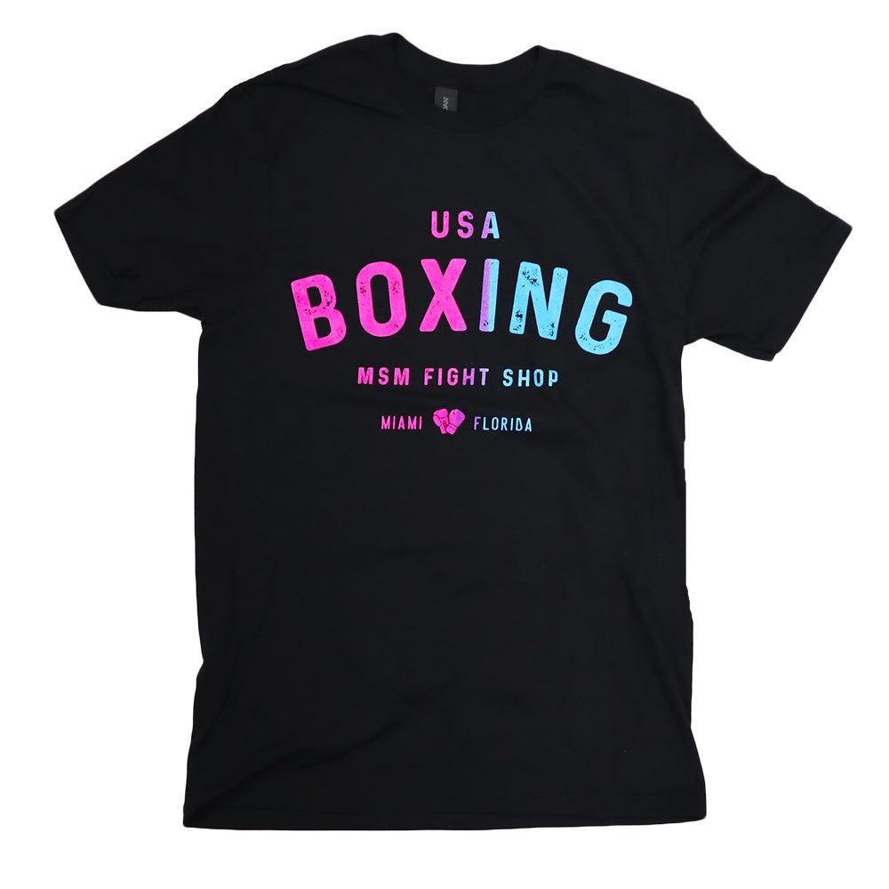 MSM SHIRT BOXING VICE BLACK/BLUE/PINK