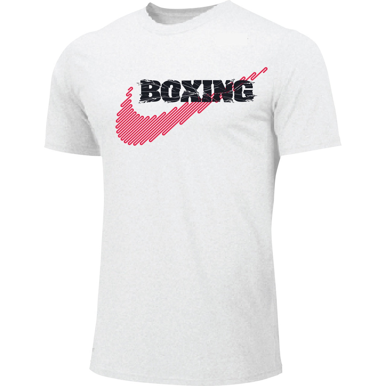 Red white and black nike shirt on sale