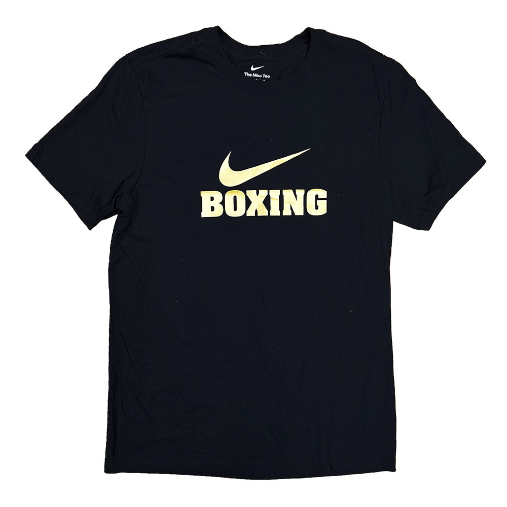 NIKE SHIRT MEN'S BOXING TEE BLACK/GOLD