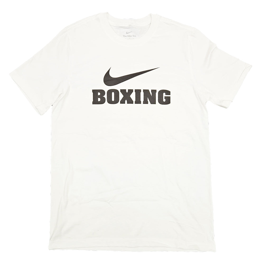 NIKE SHIRT MEN'S BOXING TEE WHITE/BLACK