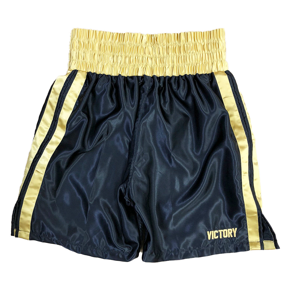 Victory Boxing Shorts Vice Series Black Gold Small