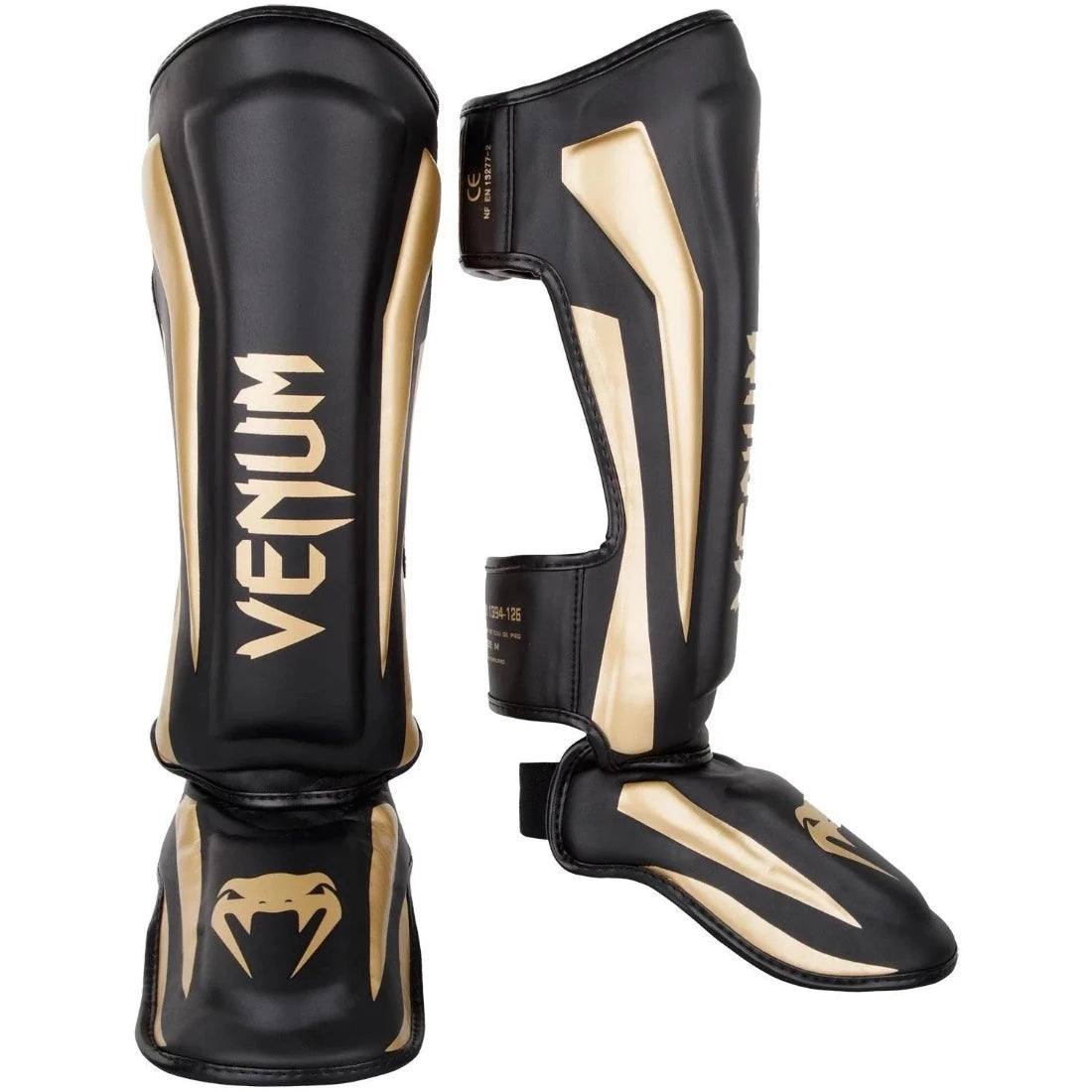 VENUM SHINGUARDS ELITE BLACK/GOLD